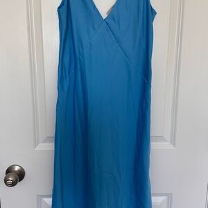 a new day Vibrant Blue Midi Dress